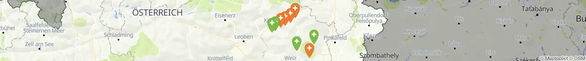 Map view for Pharmacies emergency services nearby Sankt Kathrein am Hauenstein (Weiz, Steiermark)
